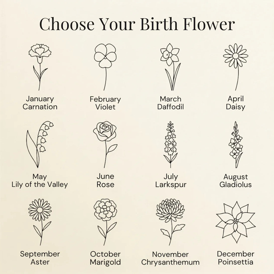 Collier Cœur Personnalisé Gravé – Initiales, Date ou Fleur